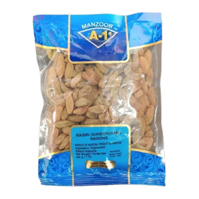A-1 Green Raisins (Kishmish), 200 g, at Shahi Groceries