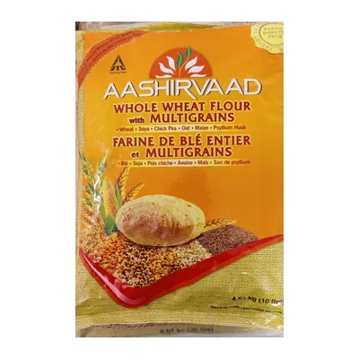 Aashirvaad Multi Grain Flour (Atta), 4.5 kg, at Shahi Groceries