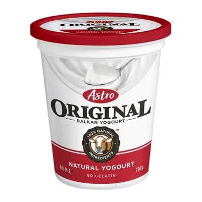 Astro Original Balkan Yogurt 6% M.f, 750 g, at Shahi Groceries