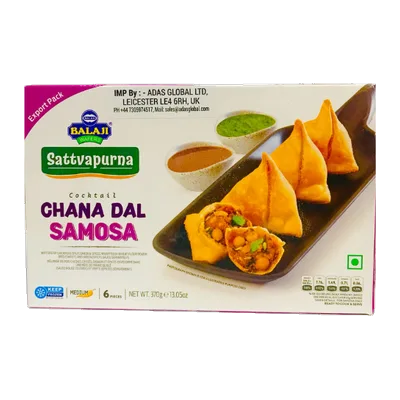 Balaji Cocktail Chana Dal Samosa With Chutney, 370 g, at Shahi Groceries