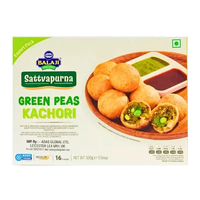 Balaji Kachori Green Peas, 500 g, at Shahi Groceries