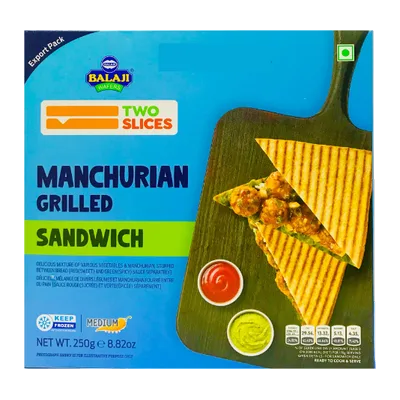 Balaji Sandwich Grilled Manchurian, 250 g, at Shahi Groceries