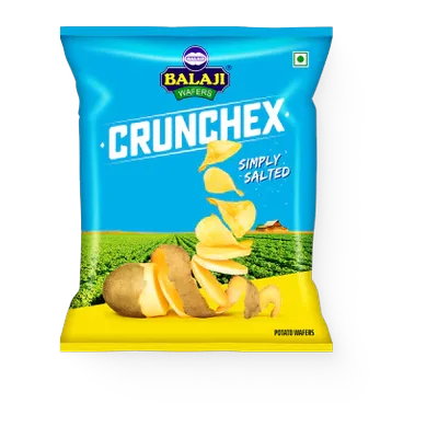 Balaji Wafers Crunchex Salted, 135 g, at Shahi Groceries