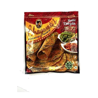 Bhagwati Methi Thepla, 8 pcs, at Shahi Groceries