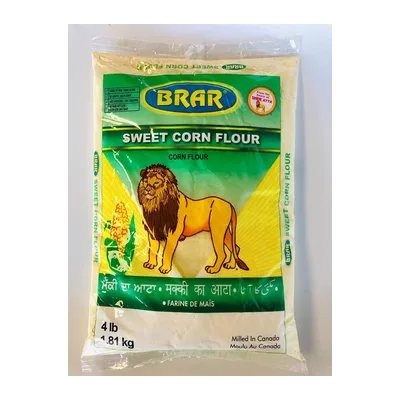 Brar's Corn Flour Ka Atta, 4 lb, at Shahi Groceries