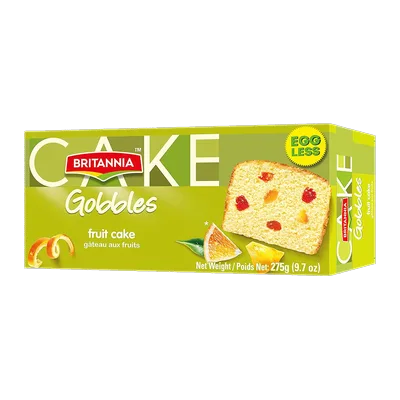 Britannia Cake Fruit Eggless, 275 g, at Shahi Groceries