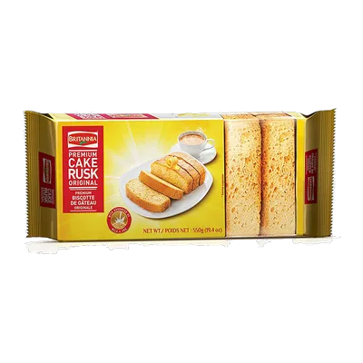 Britannia Cake Rusk Premium, 550 g, at Shahi Groceries