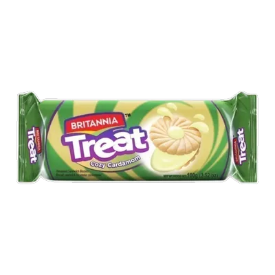 Britannia Cardamom Cream Treat Biscuit, 100 g, at Shahi Groceries