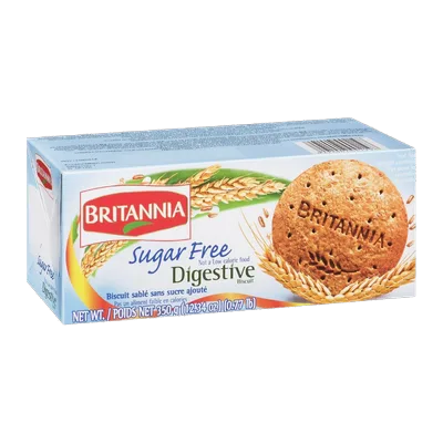 Britannia Digestive Sugar-Free Biscuit, 350 g, at Shahi Groceries