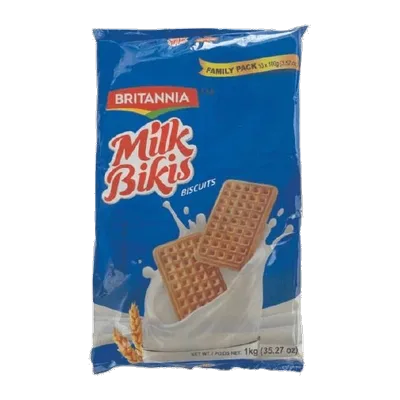 Britannia Milk Bikis Biscuits Family Pack, 1 kg, at Shahi Groceries