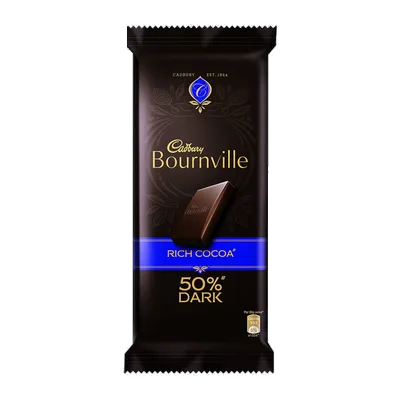 Cadbury Bournville Rich Cocoa Chololate Bar, 80 g, at Shahi Groceries