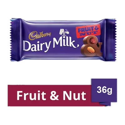 Cadbury Dairy Milk Fruit & Nut, 36 g, at Shahi Groceries