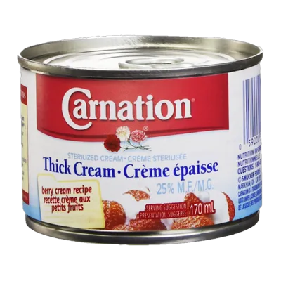 Carnation Thick Cream M.f 25%, 170 ml, at Shahi Groceries
