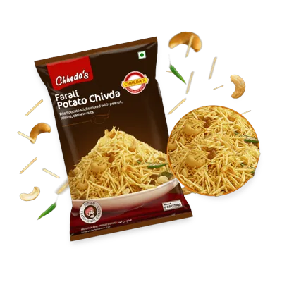 Chheda Farali Potato Chivda Mixture, 150 g, at Shahi Groceries