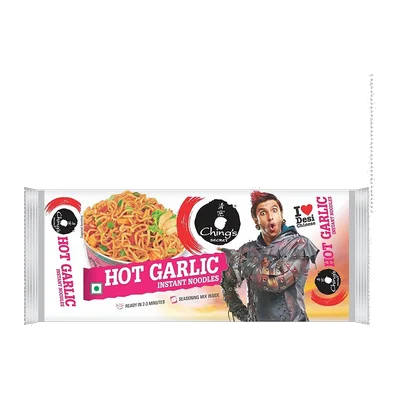 Ching's Noodles Hot Garlic Family Pack, 240 g, at Shahi Groceries