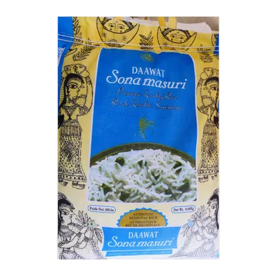 Daawat Sona Masoori Rice, 20 lb, at Shahi Groceries