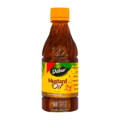 Dabur Kachi Ghani Mustard Oil, 250 ml, at Shahi Groceries