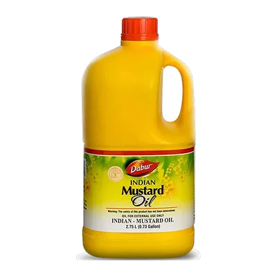 Dabur Kachi Ghani Mustard Oil Tel, 2.75 L, at Shahi Groceries