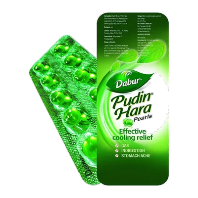 Dabur Pudin Hara Pearls, 1*10 Tabs, at Shahi Groceries