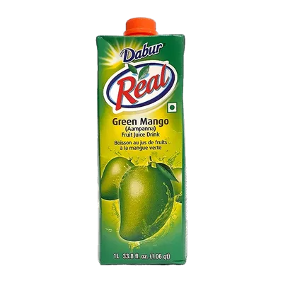 Dabur Real Aampanna Green Mango Fruit Juice, 1 L, at Shahi Groceries