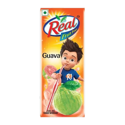 Dabur Real Tetra Guava Fruit Juice, 200 ml, at Shahi Groceries