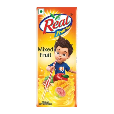 Dabur Real Tetra Mixed Fruit Juice, 200 ml, at Shahi Groceries