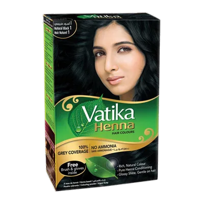 Dabur Vatika Henna Hair Colour Black, 6*10 g, at Shahi Groceries