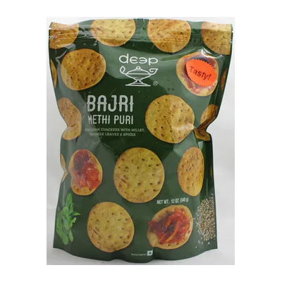 Deep Bajri Methi Puri, 340 g, at Shahi Groceries