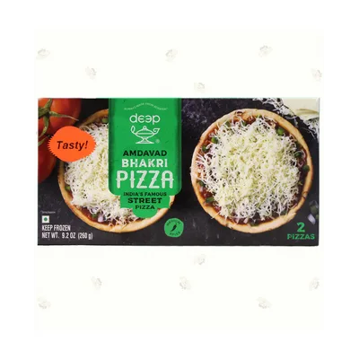 Deep Amdavad Bhakri Pizza, 260 g, at Shahi Groceries