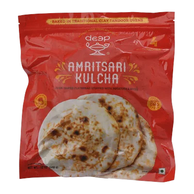 Deep Amritsari Kulcha, 4 pc, at Shahi Groceries