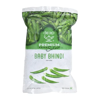 Deep Whole Baby Okra (Bhindi), 340 g, at Shahi Groceries
