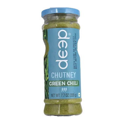 Deep Green Chilli Chutney, 283 g, at Shahi Groceries