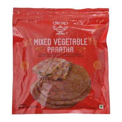 Deep Mixed Vegetable Paratha, 4 pc, at Shahi Groceries