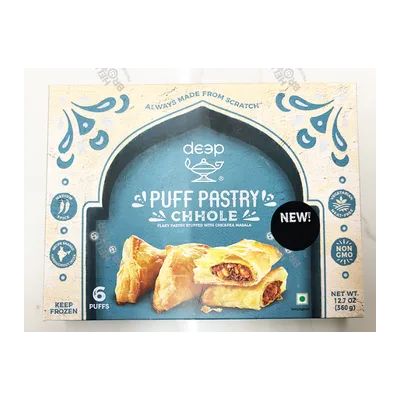 Deep Puff Chickpea Curry (Chhole), 6 pc, at Shahi Groceries