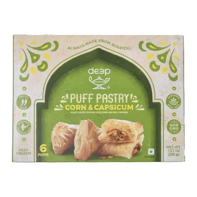 Deep Puff Corn Capsicum, 6 pc, at Shahi Groceries