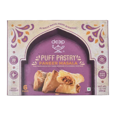 Deep Puff Paneer Masala, 6 pc, at Shahi Groceries