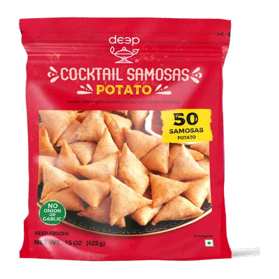 Deep Samosa Cocktail Potato, 50 pcs, at Shahi Groceries