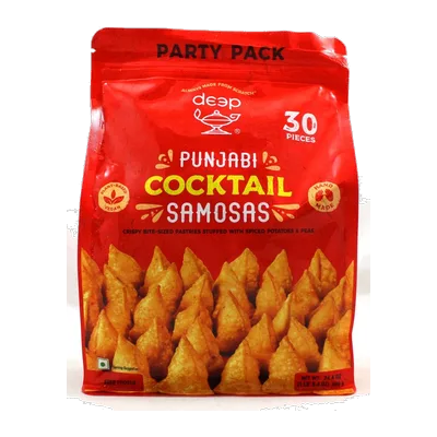 Deep Samosa Cocktail Punjabi Party Pack, 30 pc, at Shahi Groceries