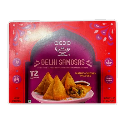 Deep Samosa Delhi With Mango Chutney, 12 pcs, at Shahi Groceries