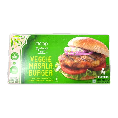 Deep Veg Masala Burger Patties, 4 pcs, at Shahi Groceries