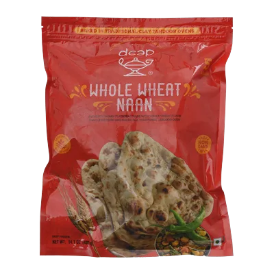 Deep Whole Wheat Naan, 5 pcs, at Shahi Groceries