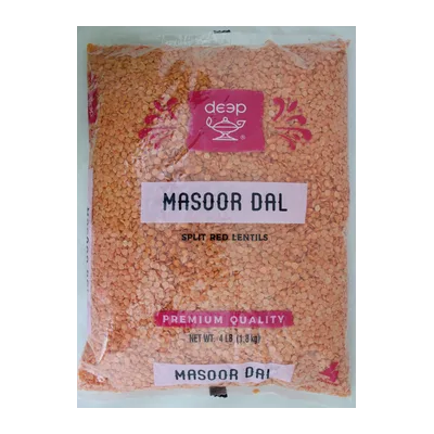 Deep Masoor Split Lentil (Dal), 4 lb, at Shahi Groceries
