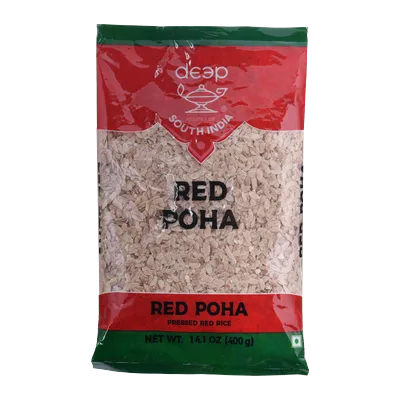 Deep Red Poha Rice, 400 g, at Shahi Groceries