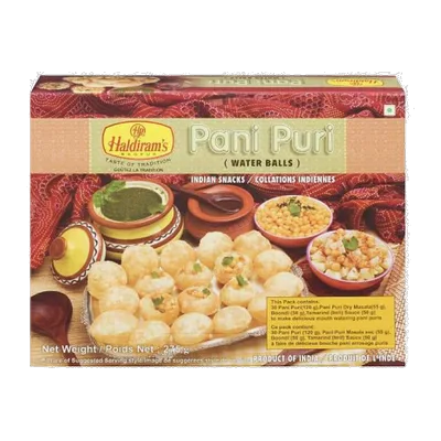 Haldiram's Pani-Puri (Pakori), 240 g, at Shahi Groceries