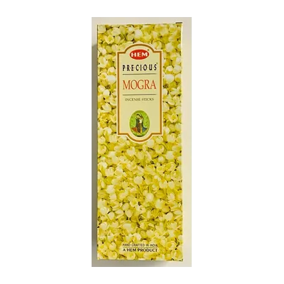 Hem Precious Mogra Incense (Agarbatti) 6x20, 6*20 sticks, at Shahi Groceries