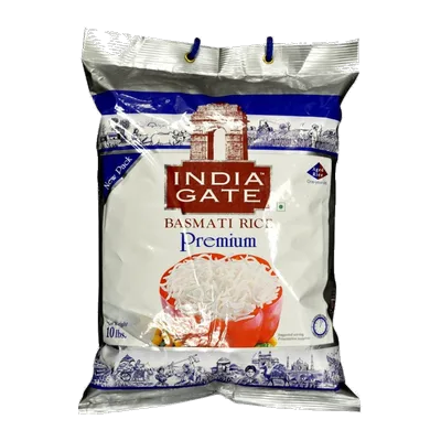 Indiagate Premium Basmati Aged Rice, 10 lb, at Shahi Groceries