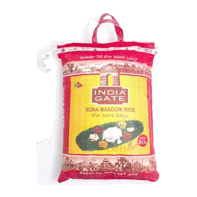 Indiagate Sona Masoori Rice, 20 lb, at Shahi Groceries