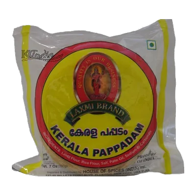 Laxmi Kerala Appalam Papadam Green, 200 g, at Shahi Groceries