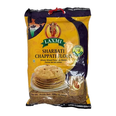 Laxmi Sharbati Chakki Whole Wheat Chapati Flour (Atta), 20 lb, at Shahi Groceries