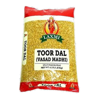 Laxmi Toor Dal Arhar Plain Madhi, 4 lb, at Shahi Groceries